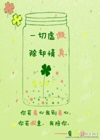 一切虚假除却情真